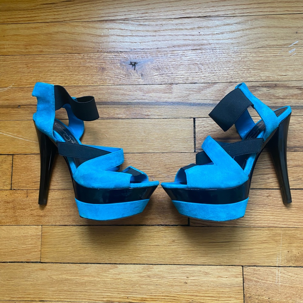 JESSICA SIMPSON platform heels - Picture 3 of 7